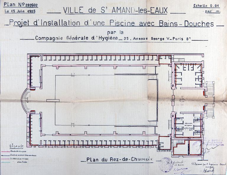 Ancienne piscine et bains douches de Saint-Amand-les-Eaux