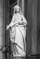 Deux statues : la Vierge et saint Jean