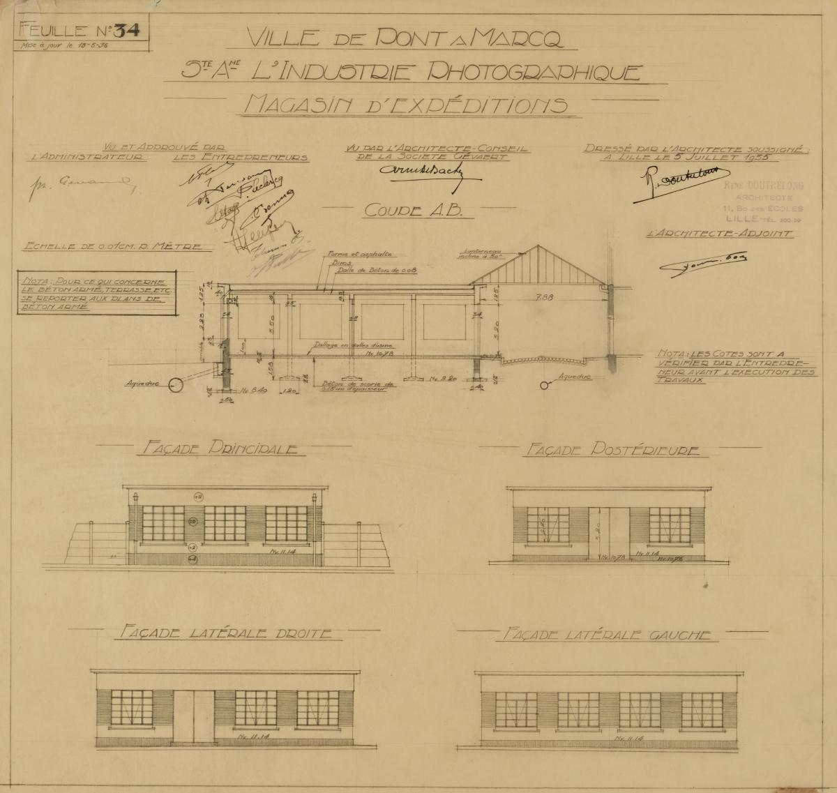 Usine de produits photographiques et cinématographiques S.A. L'industrie photographique, puis Agfa-Gevaert