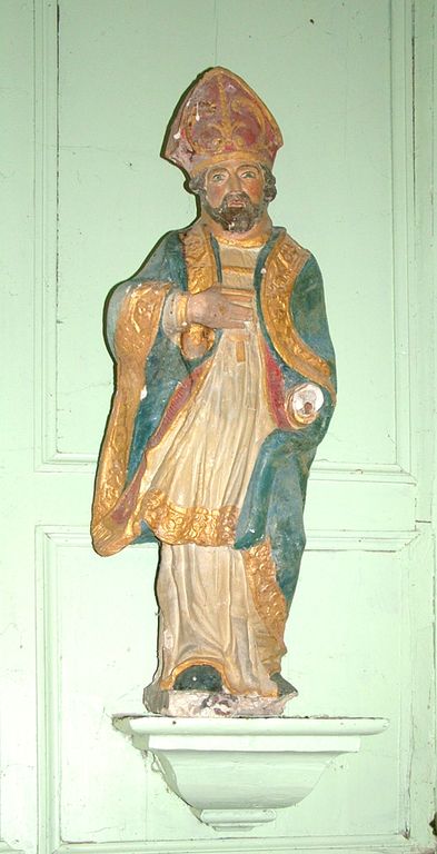 Statue (petite nature) : Saint évêque (n° 2)