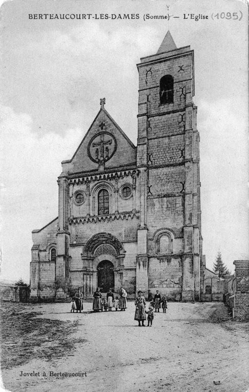 Ancienne église abbatiale Notre-Dame du Pré de Berteaucourt-les-Dames, devenue église paroissiale Saint-Nicolas