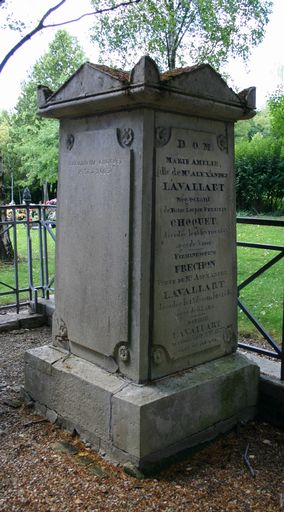 Enclos funéraire de la famille Choquet-Mollet et de la famille Choquet-Delattre