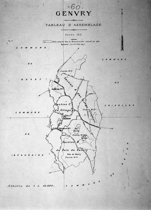 Le canton de Noyon : le territoire de la commune de Genvry