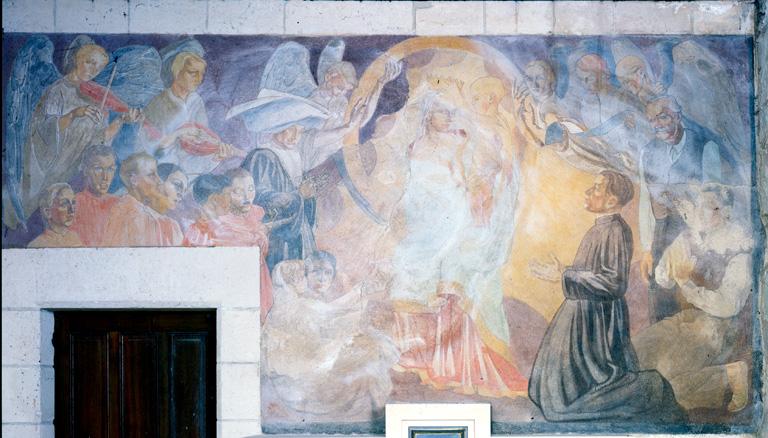 Peinture monumentale : le Couronnement de la Vierge