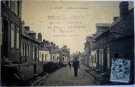 La rue du Hamel, carte postale, 1er quart 20e siècle (coll. part.).
