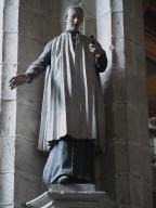 Statue, culot : saint François Xavier