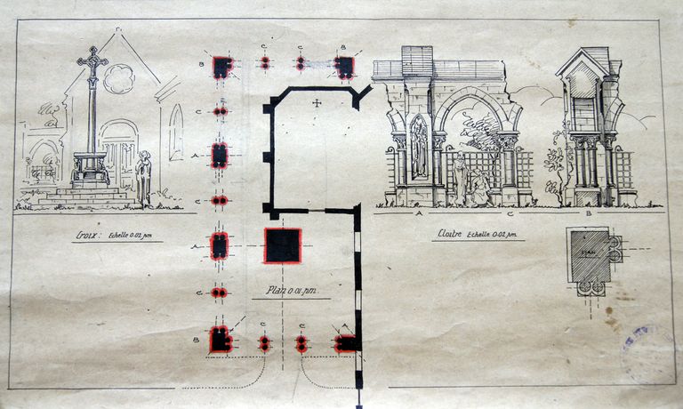 Clôture de l'enclos funéraire de la famille de Berny