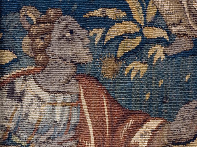 Tableau de tapisserie : Eurydice mordu par le serpent
