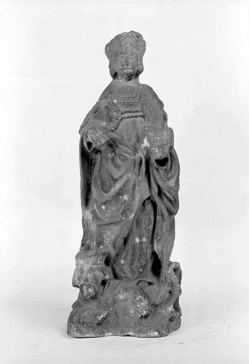 Statue (statuette) : sainte Catherine d'Alexandrie