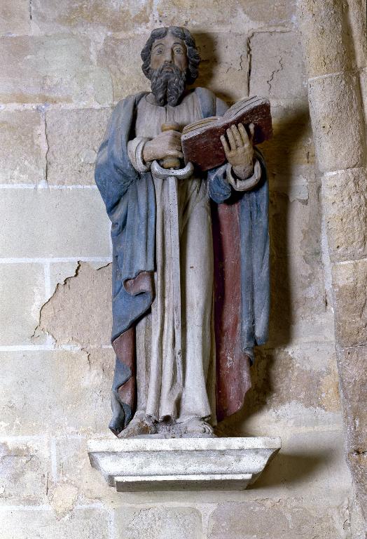 Statue (petite nature) : saint Paul