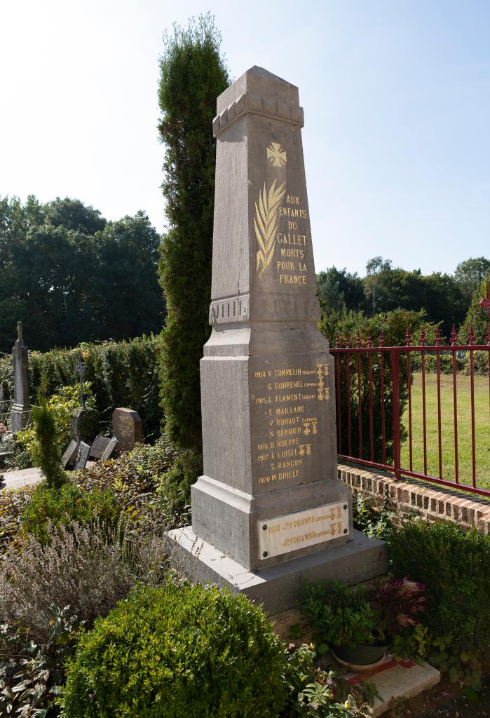 Le cimetière du Gallet