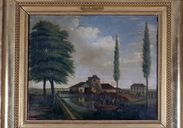 Tableau : Vue d'une fabrique de tan