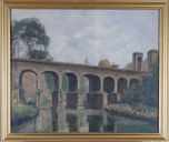 Tableau : Le Long Pont (Condé, les remparts)