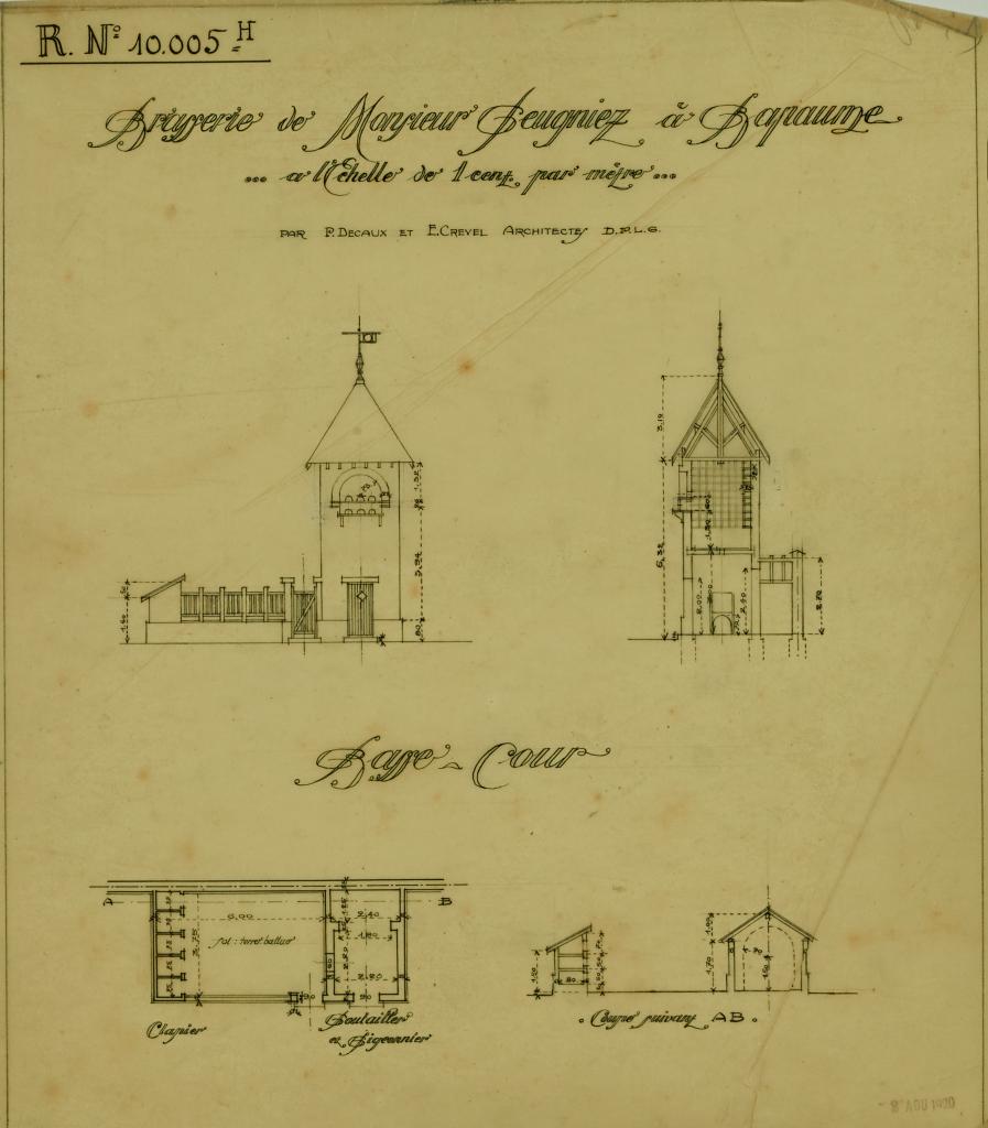 Ancienne brasserie et logement patronal de M. Jean Peugniez, actuellement immeuble à logements