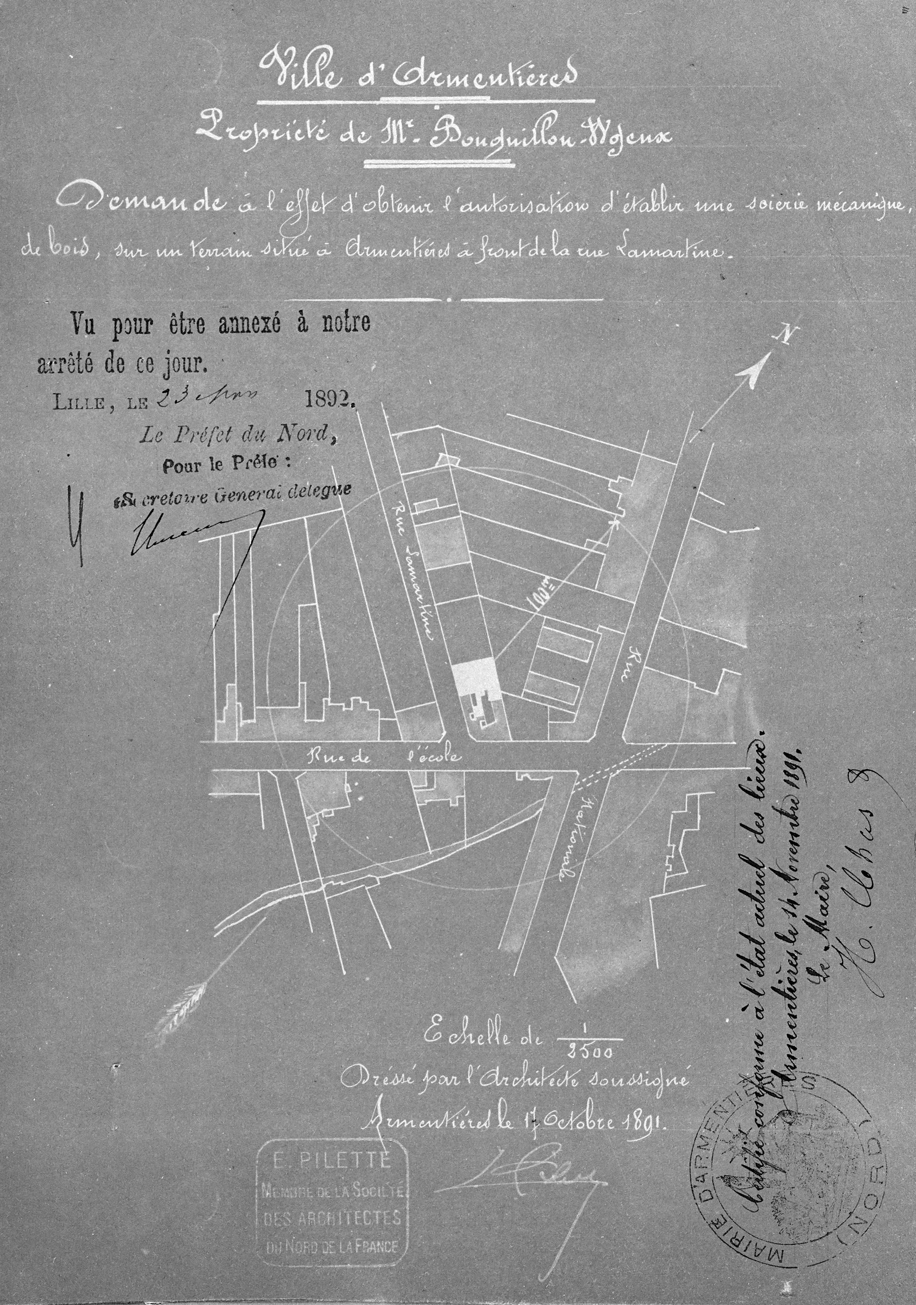 Scierie Bouquillon-Wgeux, puis Bayart