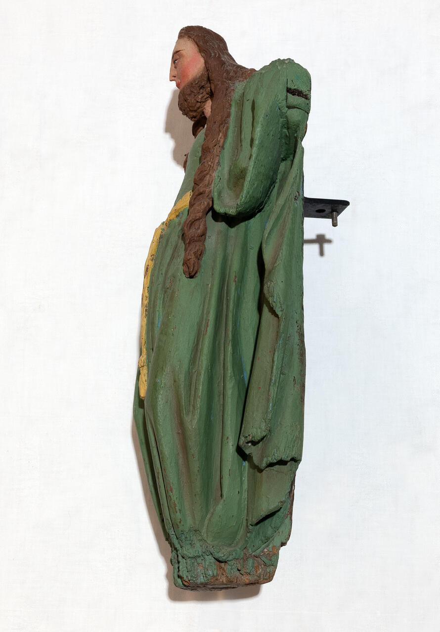 Statue : sainte Wilgeforte