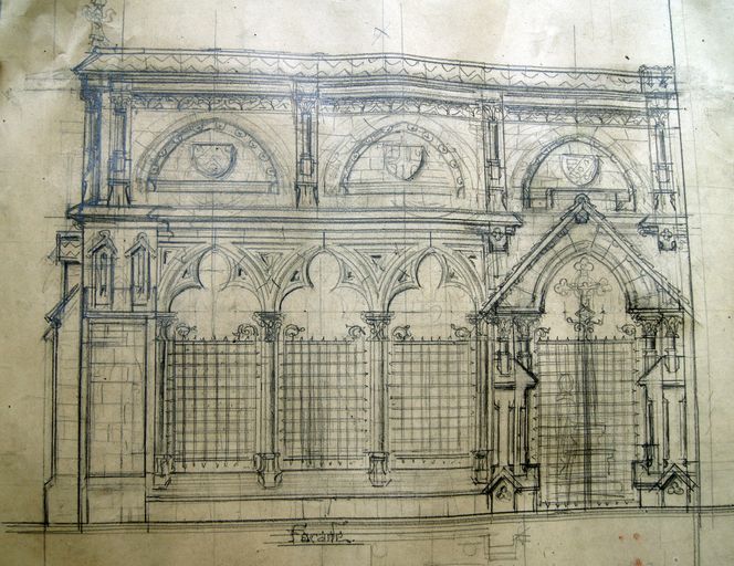 Clôture de l'enclos funéraire de la famille de Berny