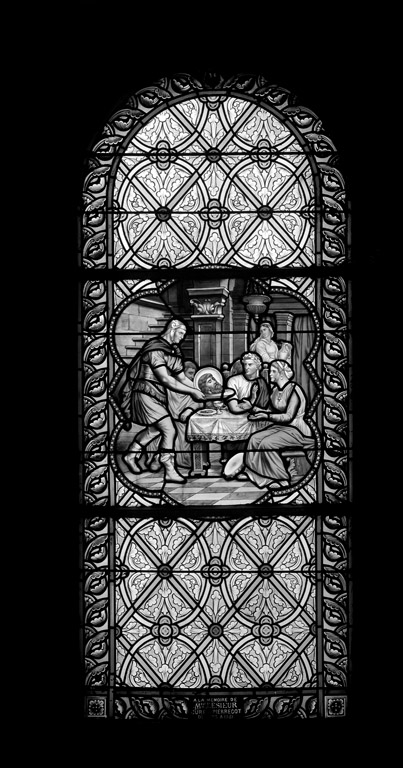 Ensemble de 6 verrières : Scènes de la vie de saint Jean-Baptiste (baies 5 à 10)