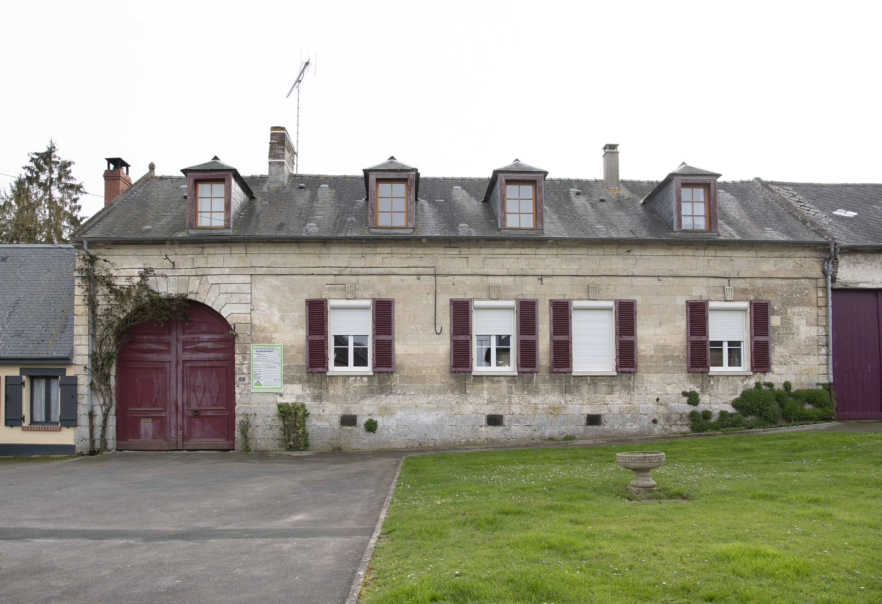 L'habitat du village de Bonneuil-les-Eaux