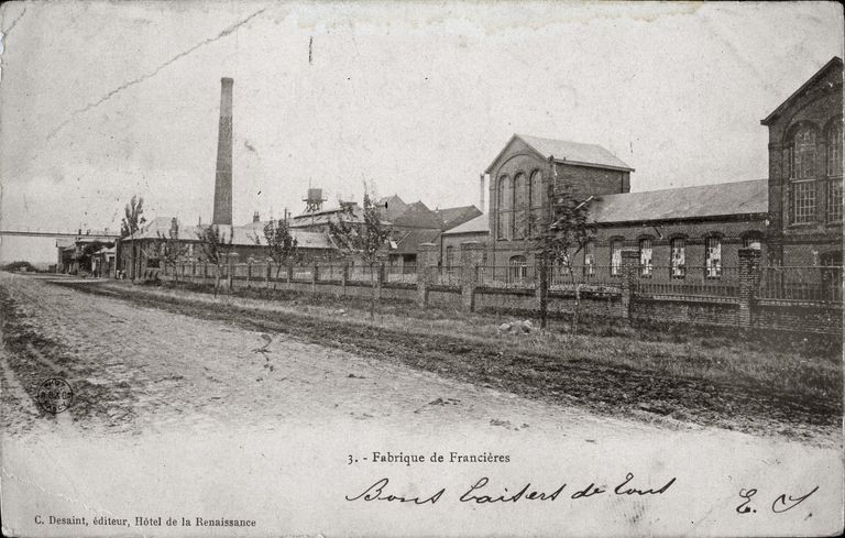 Sucrerie de betteraves Thirial Bertin et Compagnie, puis Sucrerie et Distillerie de Francières