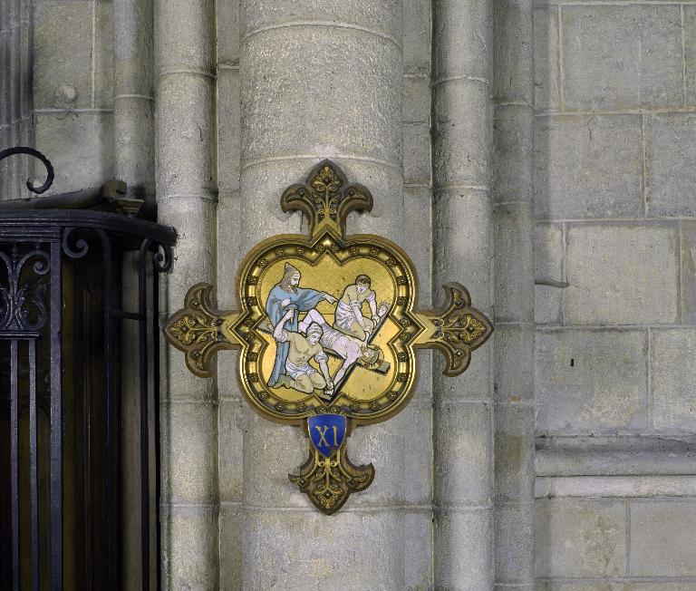 Chemin de croix, de style néogothique