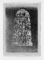 Verrière figurée (vitrail tableau) : Le culte du Sacré-Cœur (baie 60) (détruit)