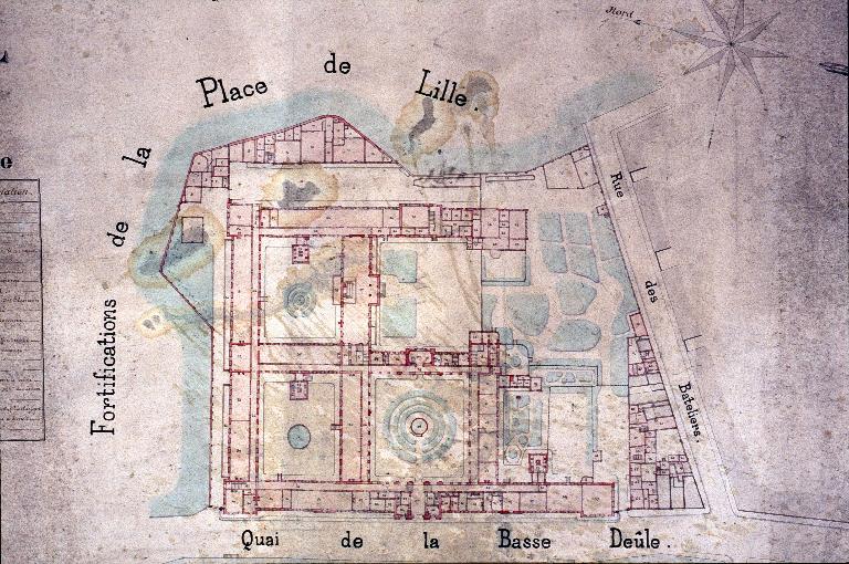 Ancien hôpital général de Lille, puis hospice dit hospice général (actuellement école de commerce)