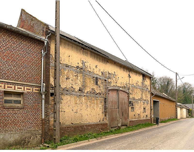 L'habitat de l'ancien village de Fontaine-sous-Catheux, actuellement Fontaine-Bonneleau