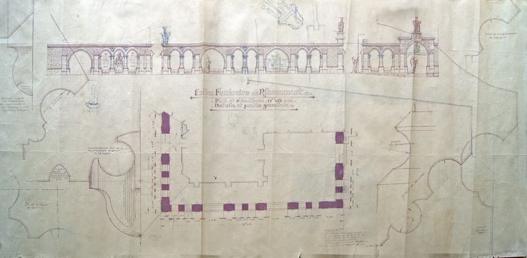 Clôture de l'enclos funéraire de la famille de Berny