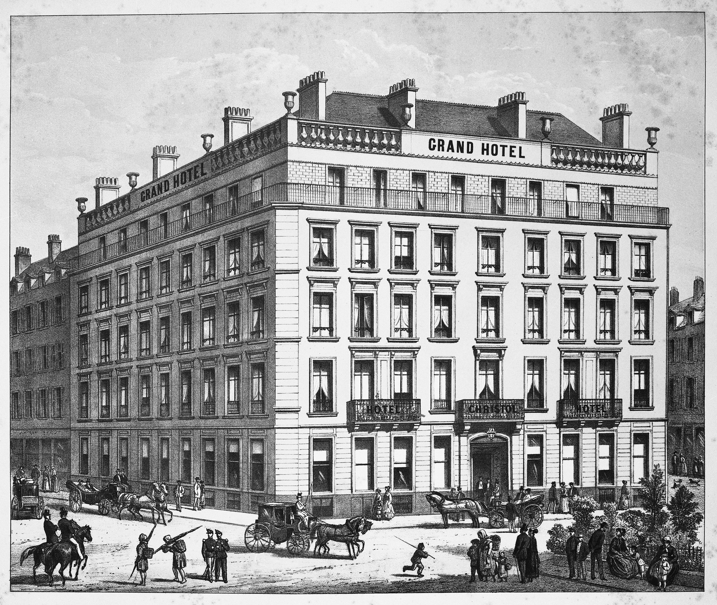Hôtel de voyageurs dit Grand Hôtel Christol et Bristol (détruit)