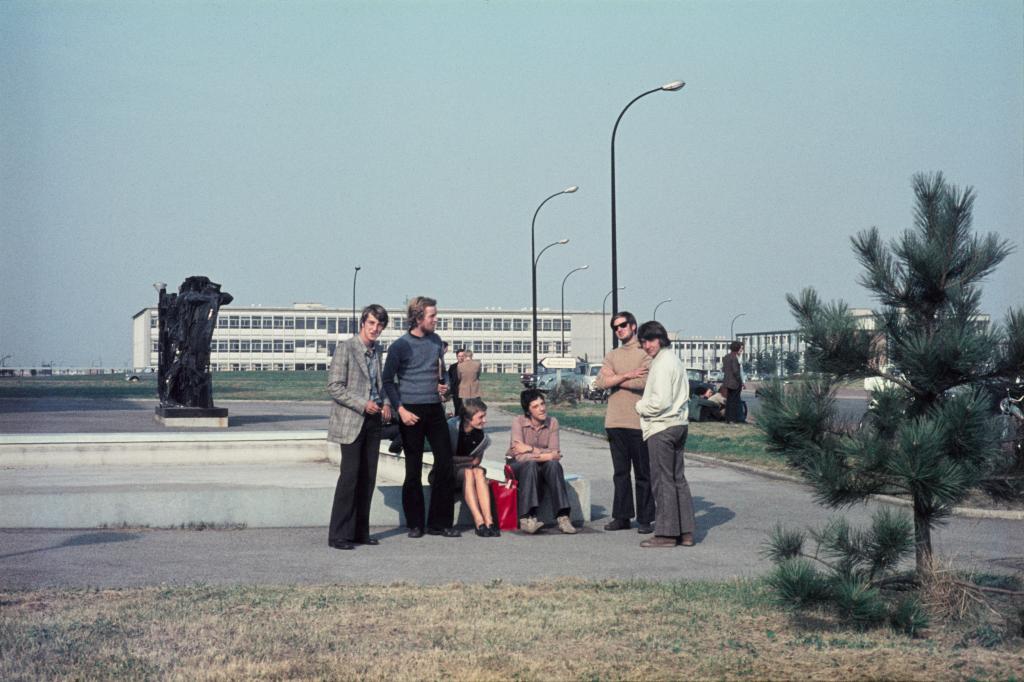 La Cité Scientifique vers 1970 (AD Nord ; fonds CETE : 10Fi3332).