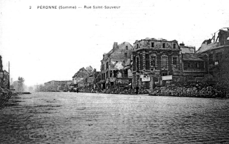 La rue Saint-Sauveur de Péronne