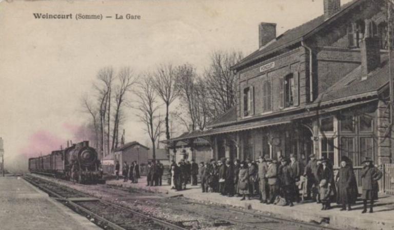 La gare de Woincourt