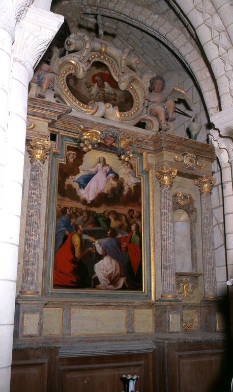 Retable architecturé à niches du maître-autel