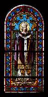 Verrière à personnages : saint Leu (baie 10)