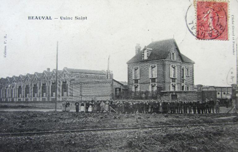 Ancienne usine textile (filature et tissage de jute) Saint Frères, puis Boussac Saint Frères, à Beauval (vestiges)