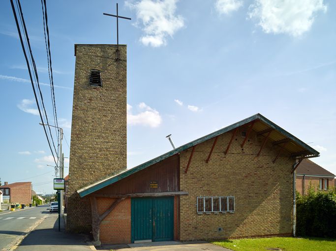 Élévation antérieure de la chapelle.