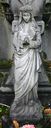 Statue : Vierge du Rosaire en prière