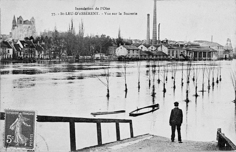 Ancienne féculerie de pomme de terre, devenue sucrerie de betteraves Baroche, puis Compagnie Sucrière, puis Sucreries du Soissonnais et Compagnie Sucrière, puis usine de produits pharmaceutique Norchim