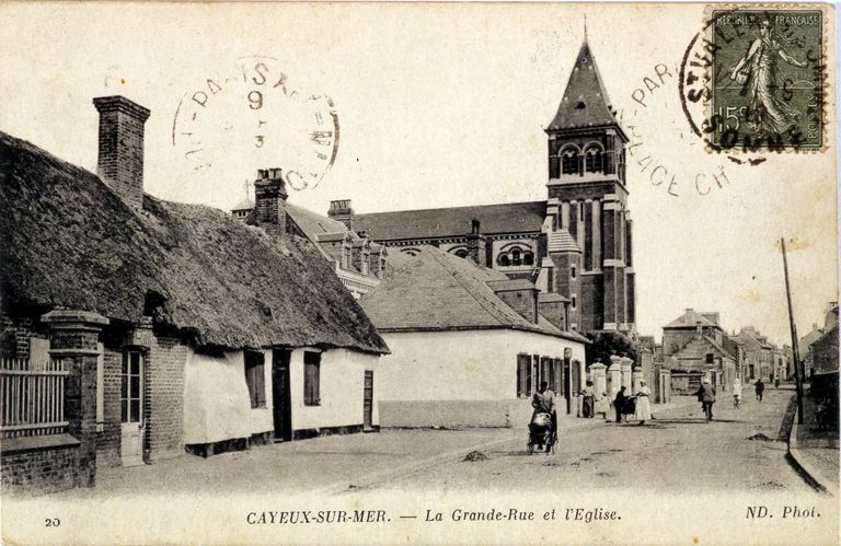 Le quartier du Bout d'Aval à Cayeux-sur-Mer