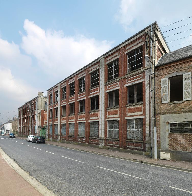 Ancienne usine de serrurerie et fonderie Charles Guerville, puis Ch. Guerville Fils et Riquier Frères, puis Guerville, Riquier et Cie puis usine de serrurerie Bricard