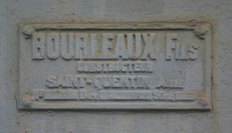 Ancienne usine de chaudronnerie et de construction métallique Bourleaux Fils, puis Construction Industrielle et Travaux en Fer de Saint-Quentin, usine de matériel d'équipement industriel Burton'Steel