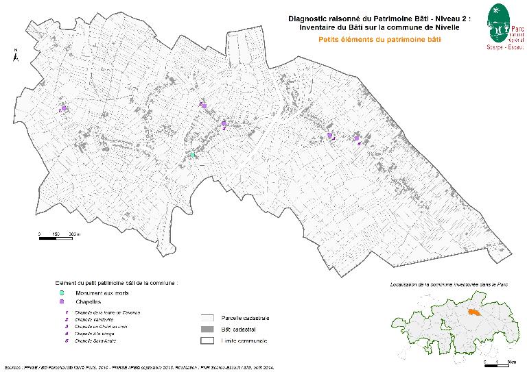 Le territoire communal de Nivelle