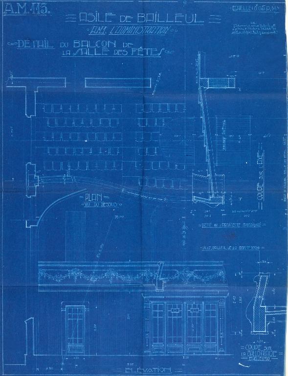 Ancien asile d'aliénés, puis hôpital psychiatrique, puis centre hospitalier spécialisé (CHS), dit établissement public de santé mentale des Flandres