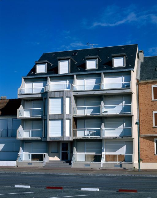 Le front de mer de la station balnéaire de Quend-Plage