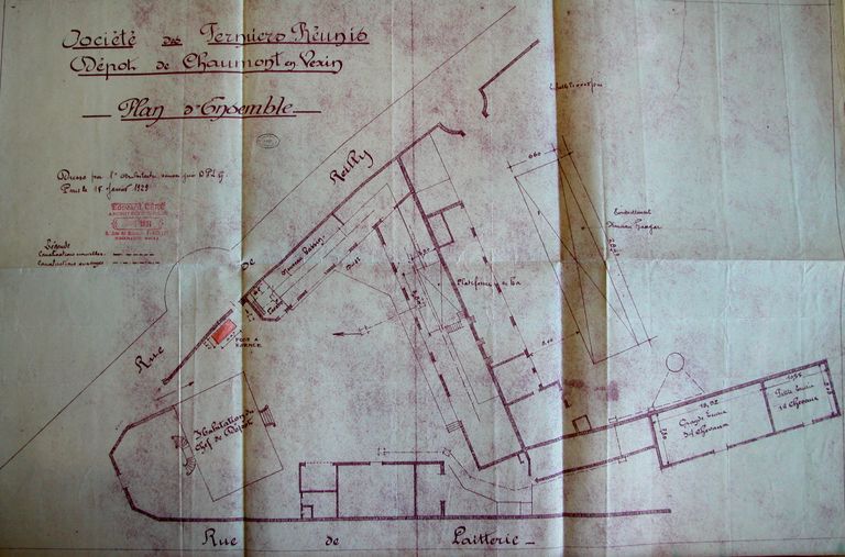 Laiterie industrielle de la Société Agricole des Fermiers Réunis (SAFR)