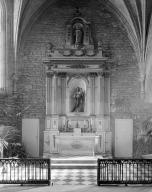 Autel, retable (autel secondaire de la Vierge)