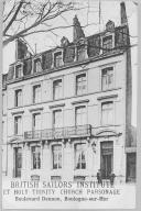 Bibliothèque et établissement de bienfaisance dit British Sailors'Institute, puis Holy Trinity Church Parsonage (détruit)