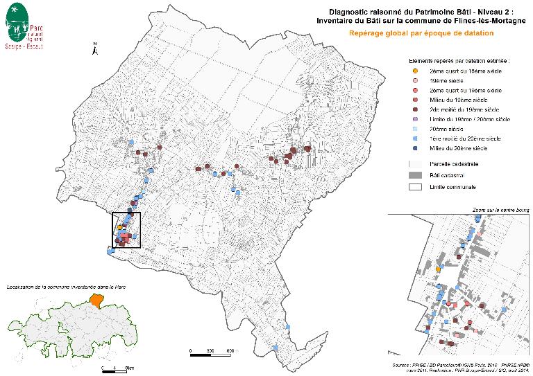 Le territoire communal de Flines-lès-Mortagne