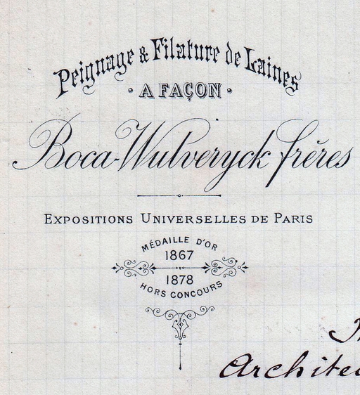 Ancienne usine de blanchiment et de teinturerie Lefranc, tissage de laine Boca-Wulvérick, ateliers de réparation Raymond Piot et Cie